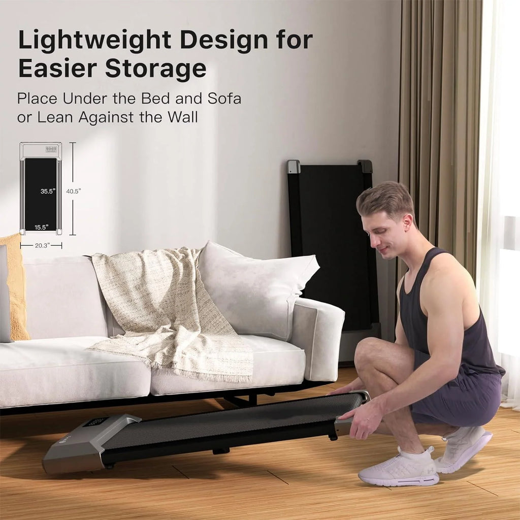 2 in 1 Walking Pad Treadmill with LED Display F23470