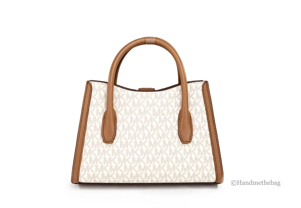 Vanilla PVC Satchel Crossbody Bag P799