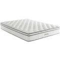 Quilted Full Size Pillow Top Innerspring Mattress in White K813