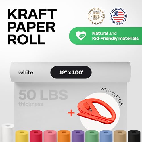 Brown Kraft Paper Roll 24" x 1800" with Cutter O260
