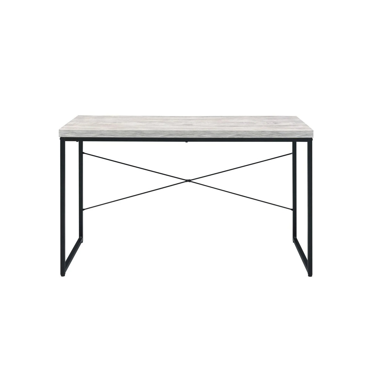 Antique White & Black Desk A723