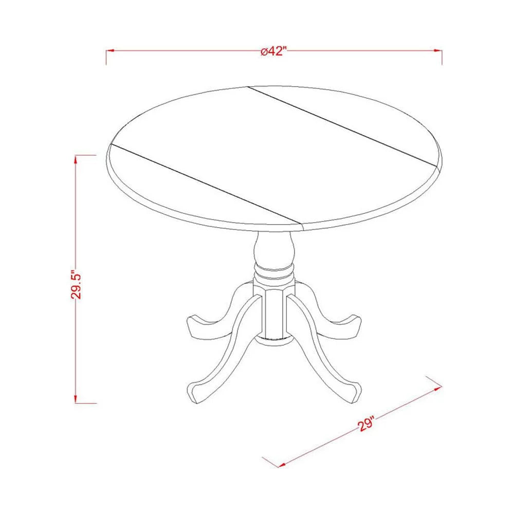 3-piece Wood Dining Set O1003