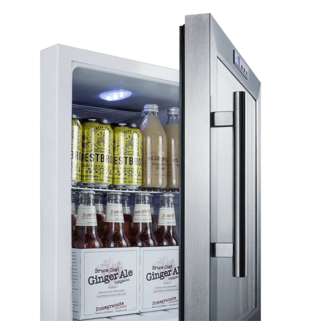 Commercially Approved Compact Beverage Center with 1.7 cu. ft. Capacity Stainless Steel B11612