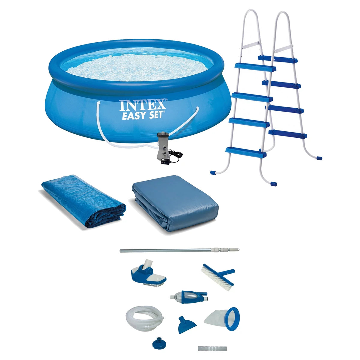 15' x 48' Round Inflatable Above-Ground Pool B13408