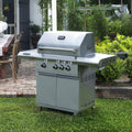 3-Burner Propane Gas Grill with Infrared Side Burner T133904