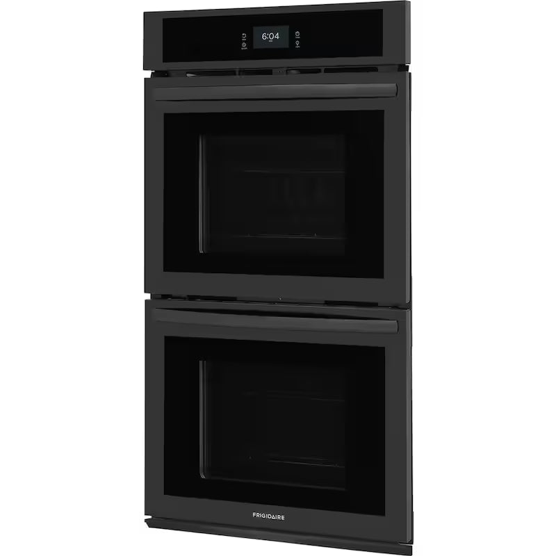 27 in. Double Electric Built-In Wall Oven with Convection in Black H265808