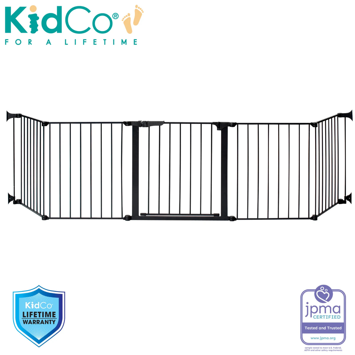 Black Auto Close Baby Gate I69039