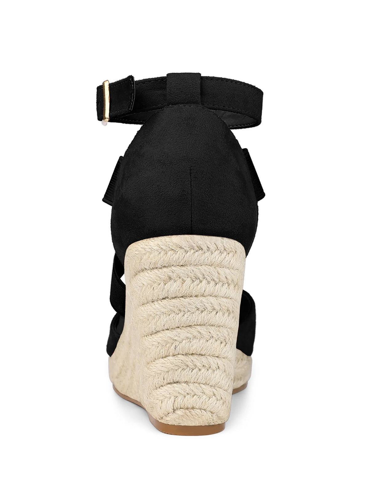 Espadrille Platform Closed Toe Wedges Heel Sandal N198966