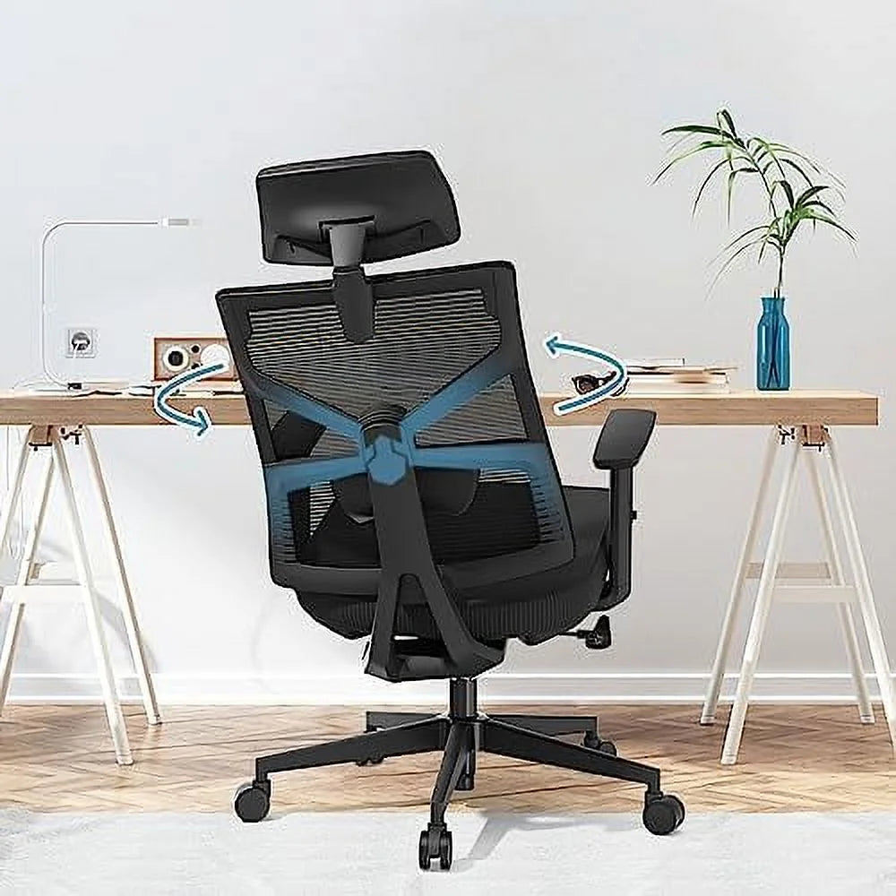 Ergonomic Mesh Office Chair with Lumbar Support W39612