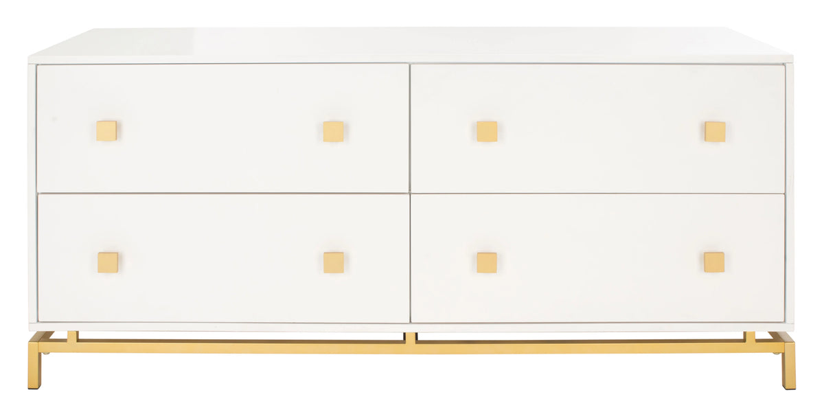 White 4-Drawer Dresser O198806