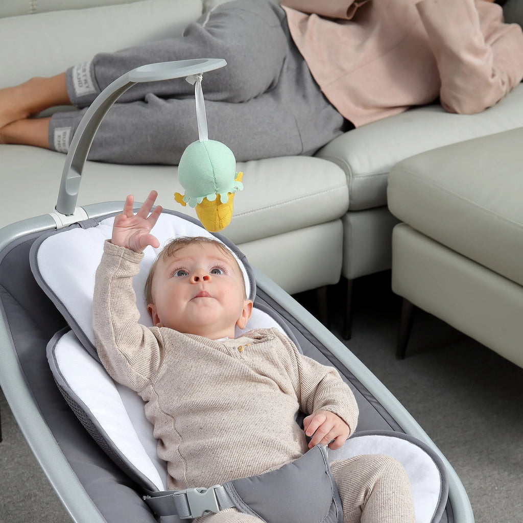 Portable Baby Swing with 3 Speeds Music Remote Control A904