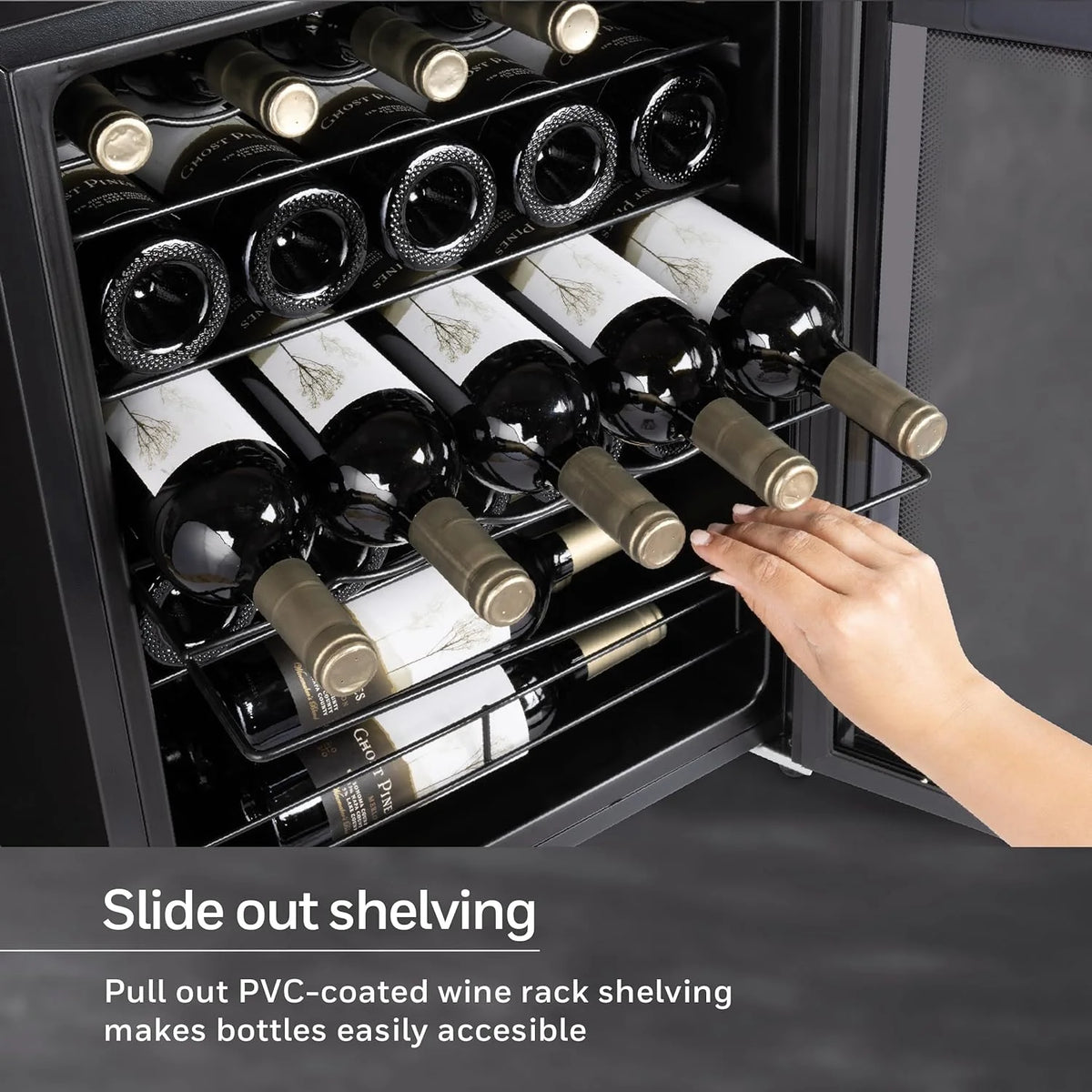 24 Bottle Compressor Wine Cooler Refrigerator N999541