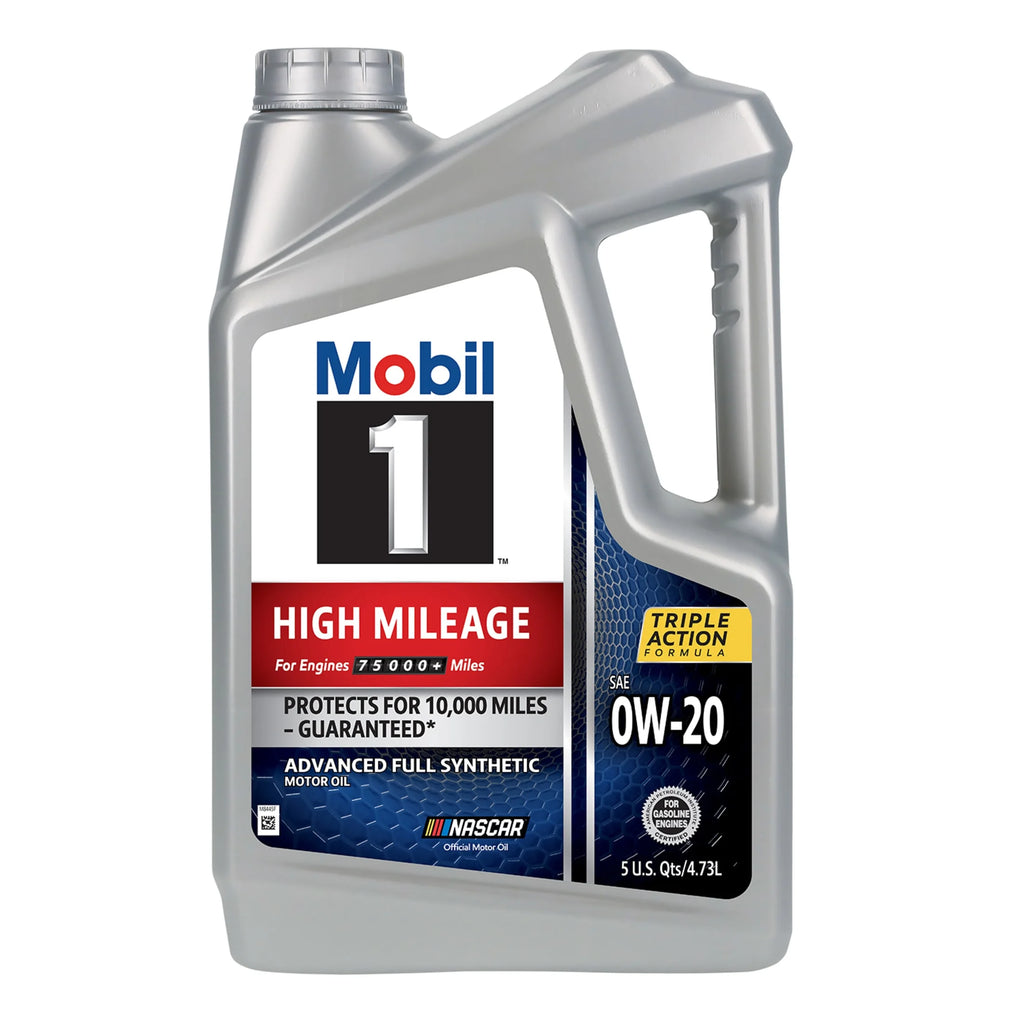 High Mileage Full Synthetic Motor Oil 0W-20, 5 Quart I8521