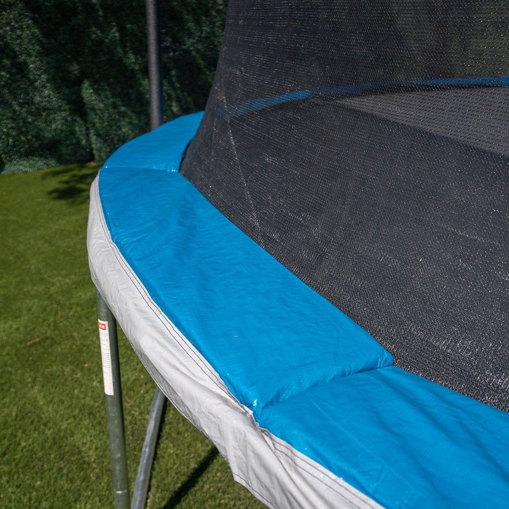 14ft Trampoline And Enclosure With Basketball Hoop E6381