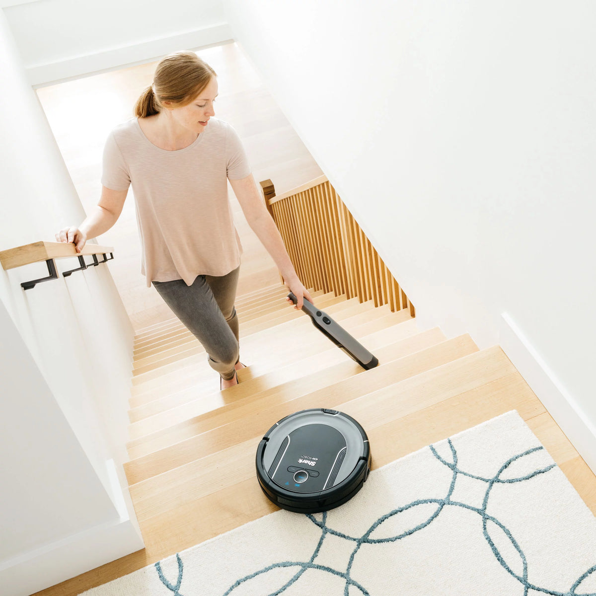 Robot Vacuum Cleaning System with Detachable Hand Vacuum H6963