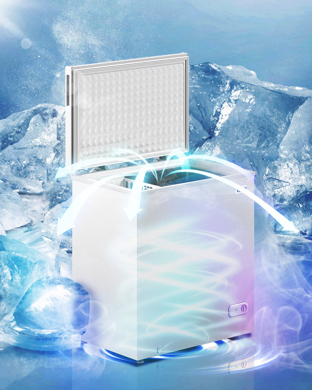 5.0 Cu ft Chest Freezer with Removable Basket S18704