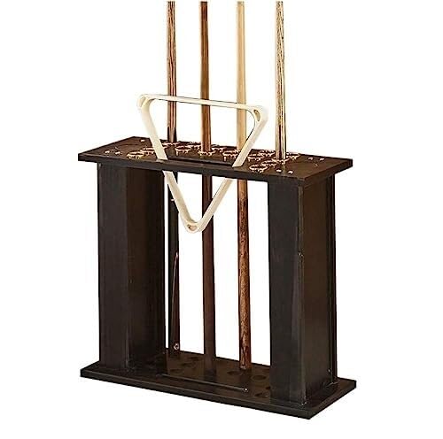 Wooden Billiards Cue Rack Stand Holds 16 Cues C6957
