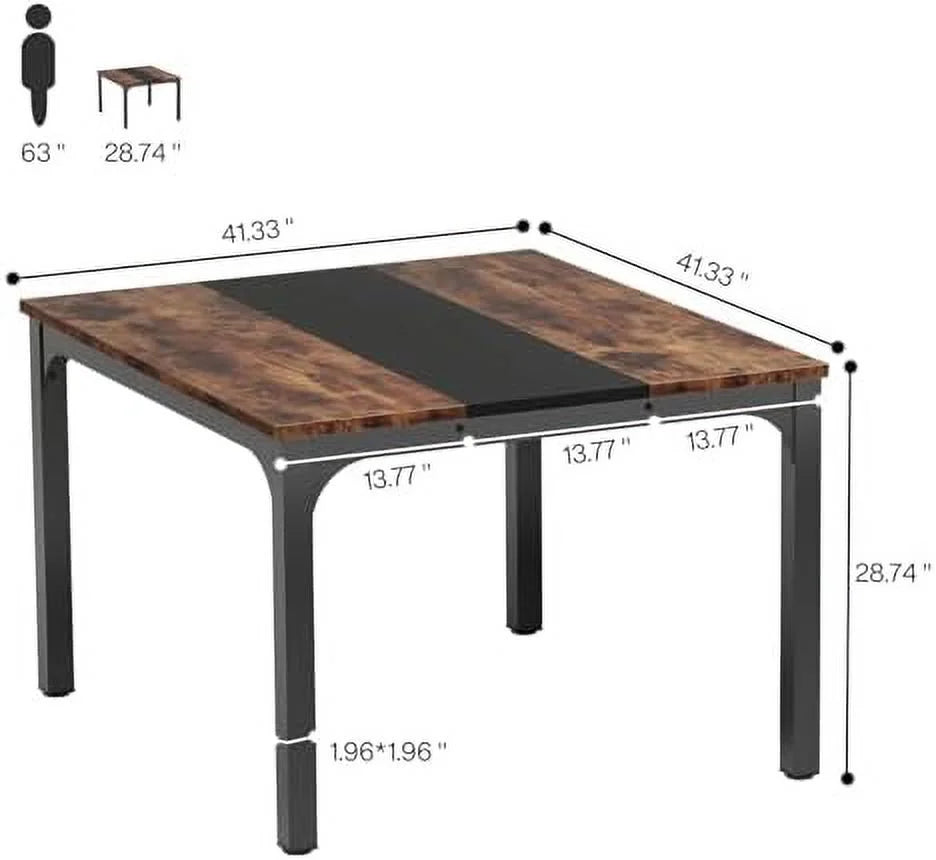 Computer Desk with Brown and Black Splice Board V3785