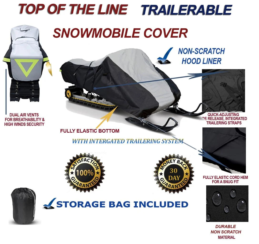 600D Snowmobile Travel and Storage Cover D704