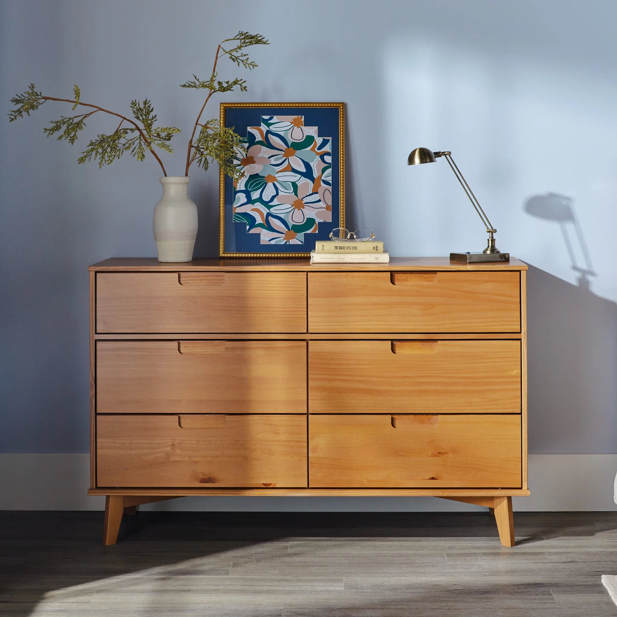 6 Drawer Solid Wood Dresser S618