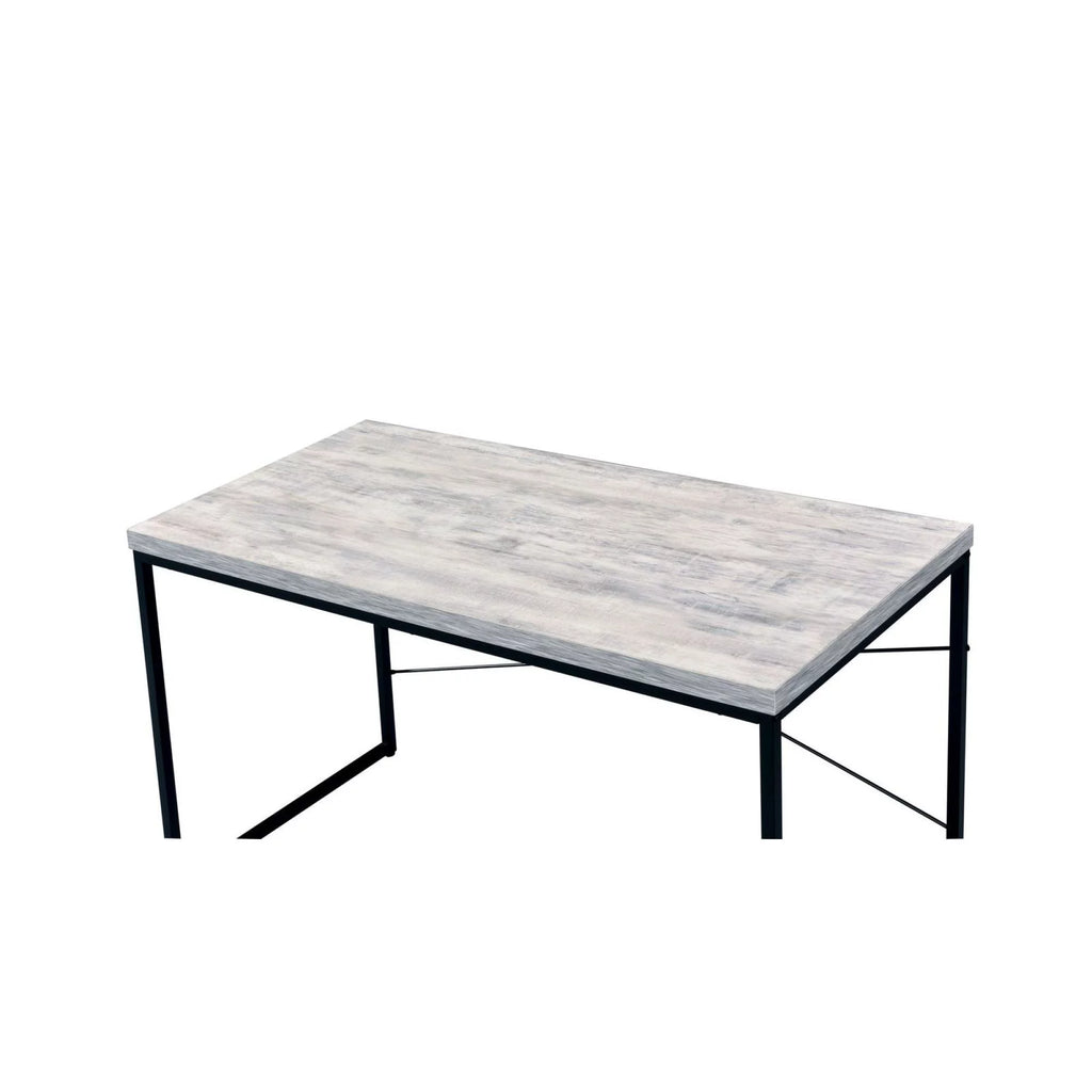 Antique White & Black Desk A723