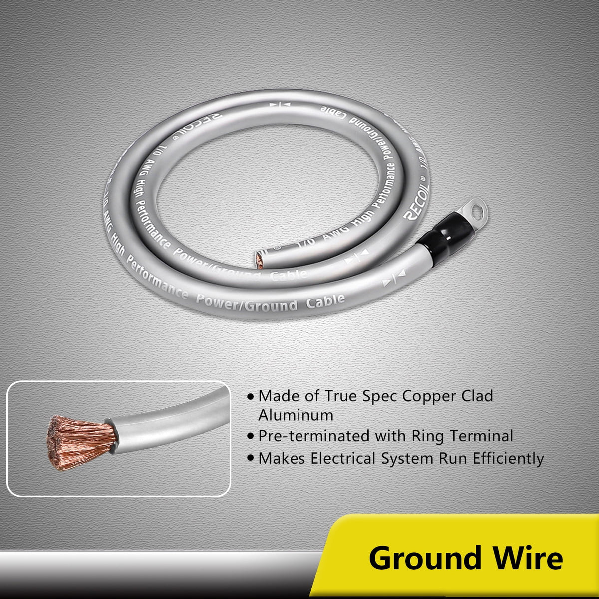 1/0 Gauge Amp Wiring Kit G948