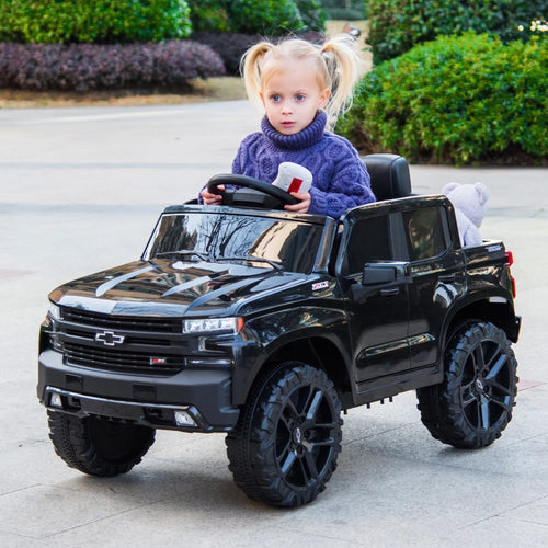 12V White Ride on Truck with Remote Control A903