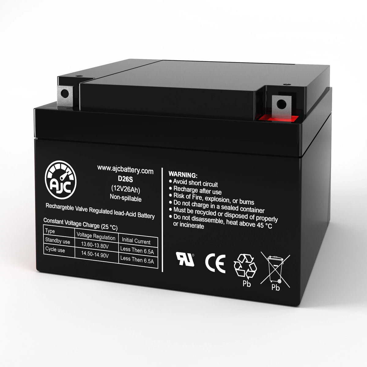 12V 26Ah Sealed Lead Acid Battery M479