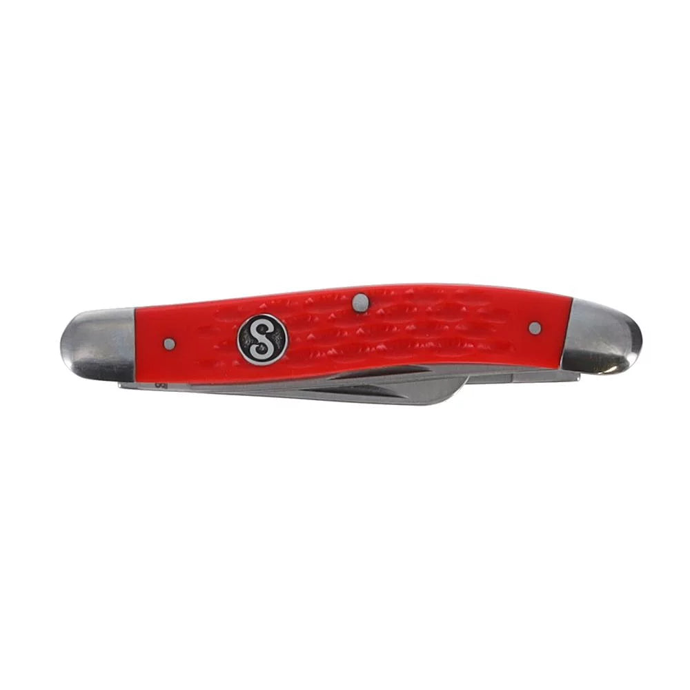 3.5-Inch Red Folding Pocket Knife W341712
