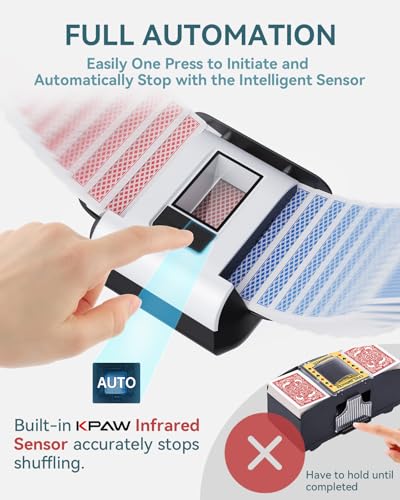 Automatic Card Shuffler for 1-2 Decks X611